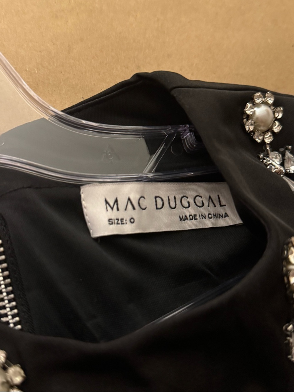 Mac Duggal 48801 Embellished Sleeveless Fitted Cocktail Dress, Midi, Size 0 NWT - Picture 6 of 16